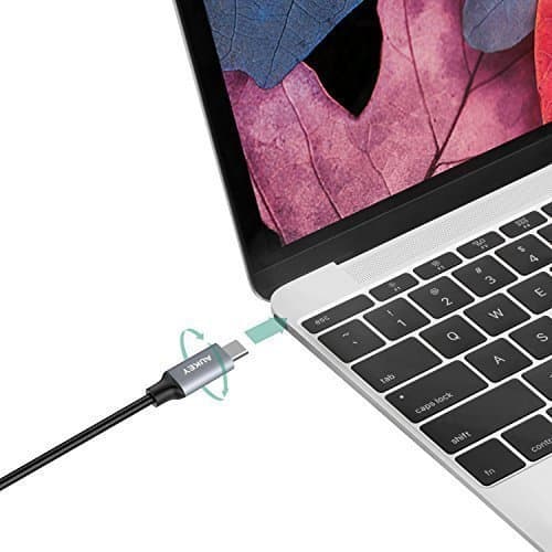 AUKEY CB-CD5 1M USB C To USB C Quick Charge 3.0 Durable Braided Nylon Cable - Aukey Malaysia Official Store