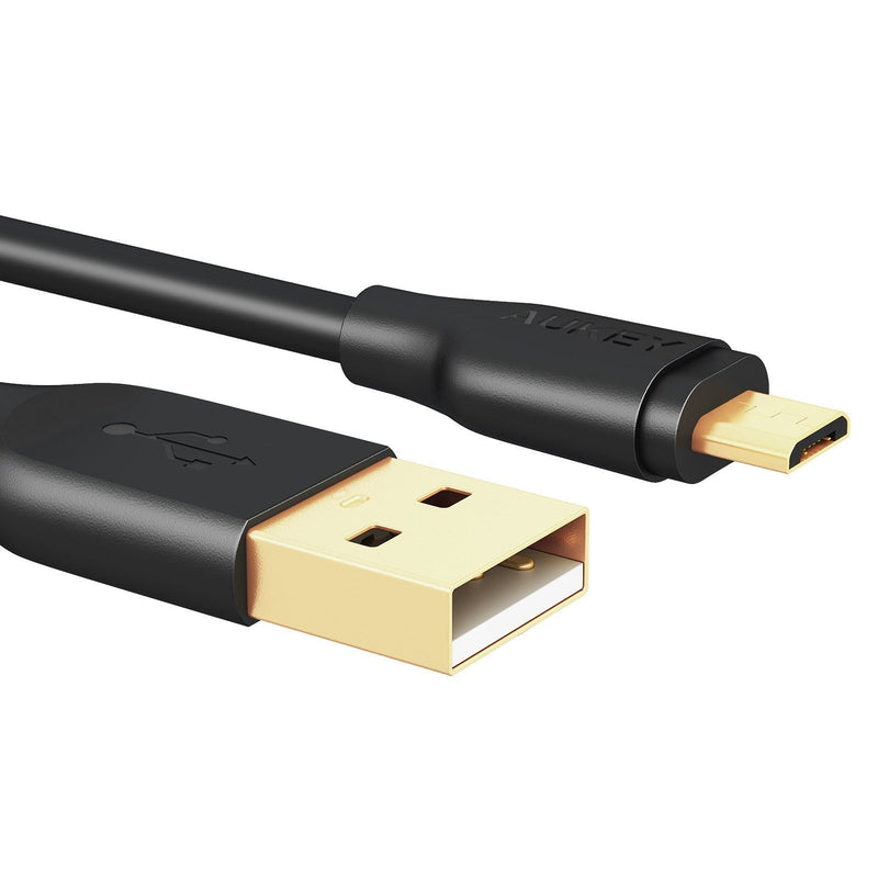AUKEY CB-MD1X3 Gold-plated Reinforced Qualcomm Quick Charge Micro USB Cable (1M X 3pcs) - Aukey Malaysia Official Store