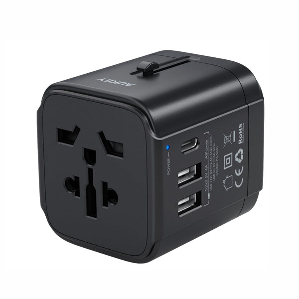 PA-TA01 Universal Travel Adapter With USB-C and USB-A Ports