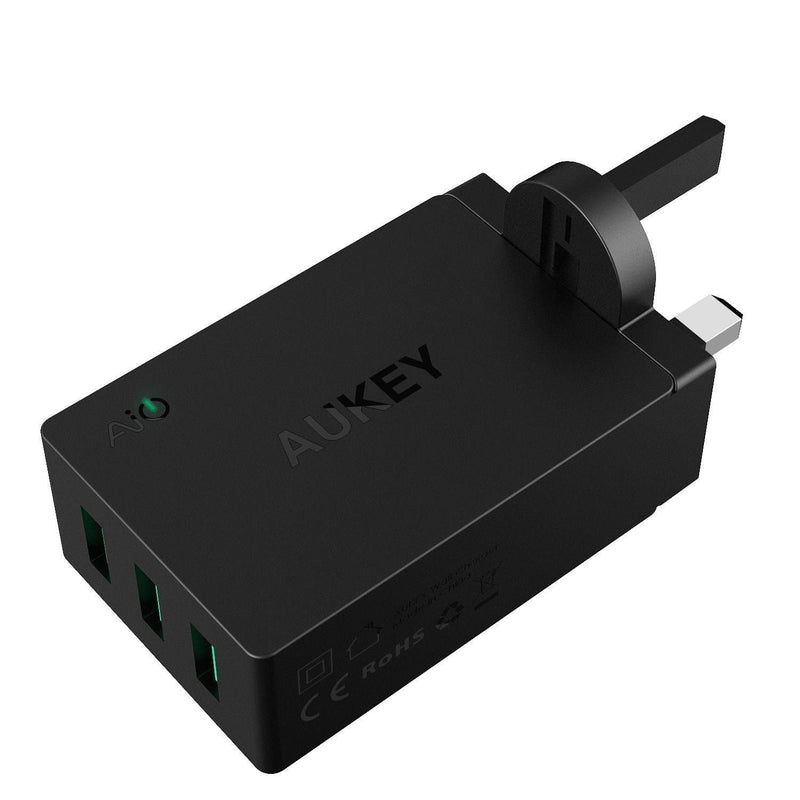 AUKEY PA-U35 30W 6A 3 USB Port AiPower Travel Charger - Aukey Malaysia Official Store