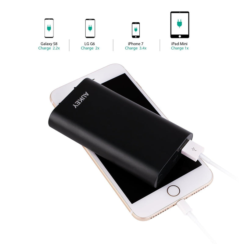Aukey PB-T15 10500 Power bank charging times
