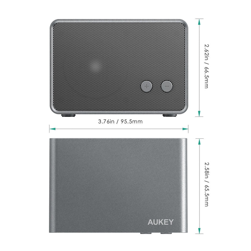 AUKEY SK-M28 Portable wireless Bluetooth mini Speaker with Stereo Sound - Aukey Malaysia Official Store