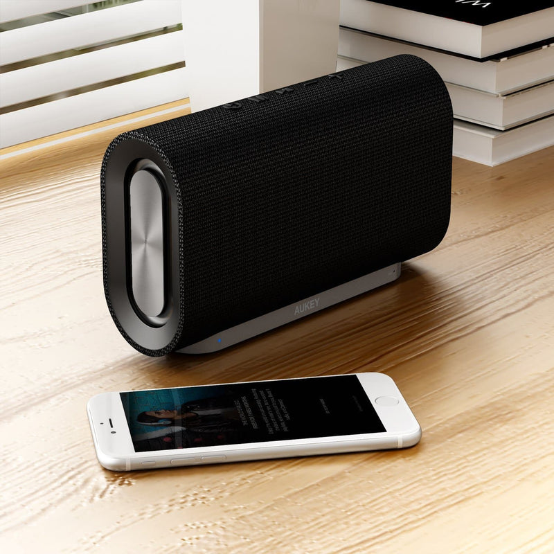 AUKEY SK-M30 Eclipse Bluetooth Speaker Enhanced Bass With Dual Passive Radiators - Aukey Malaysia Official Store