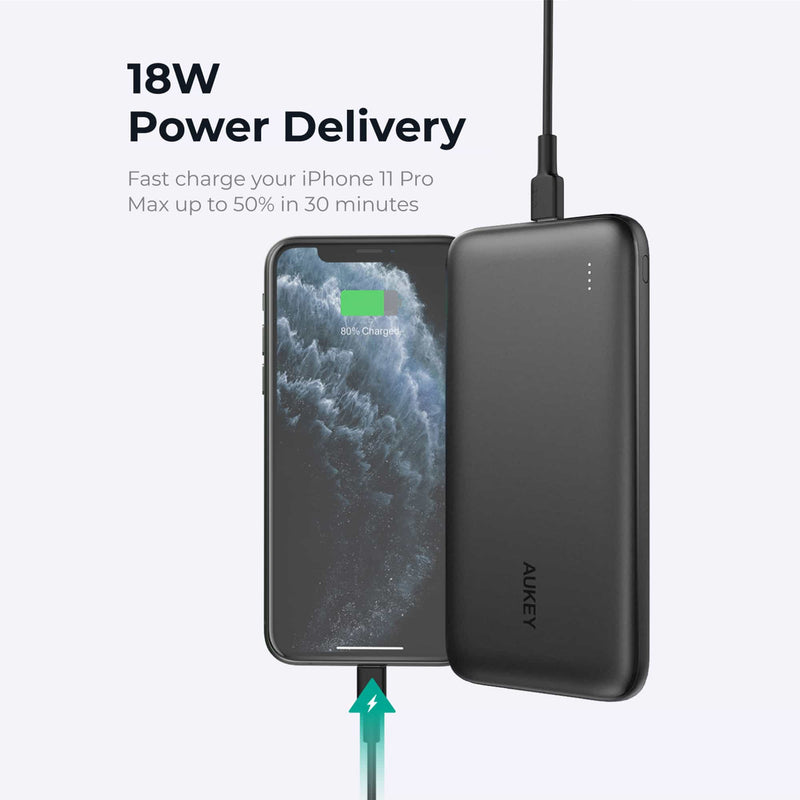 PB-N73S 18W PD 10000mAh Power Deliver USB C Power Bank