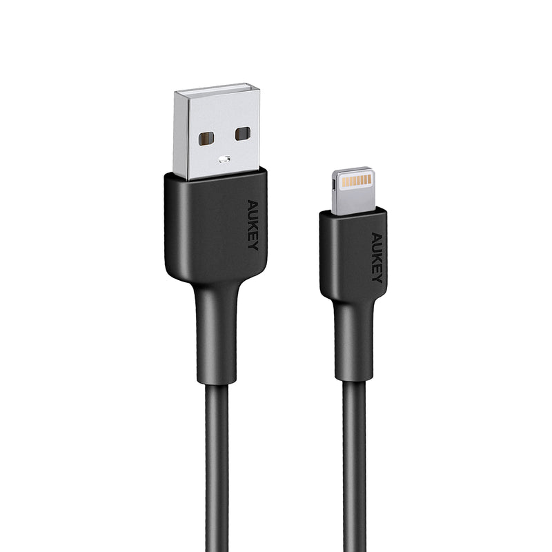 CB-BAL7 Nylon Braided MFI USB-A to Lightning Cable 0.9m - Black
